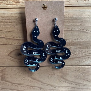 Reputation Snake Acrylic Earrings, Eras Tour, Rep Earrings