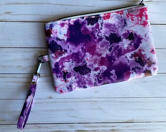 Handmade Clutch, Zip Pouch, Bag