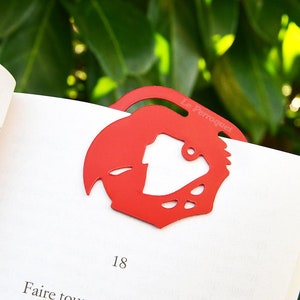 Bookmark Parrot – Theme Animal Savannah Pirate Cockatoo– Bookmark Animal Parrot Bird - Laser cutting and engraving – Made in France