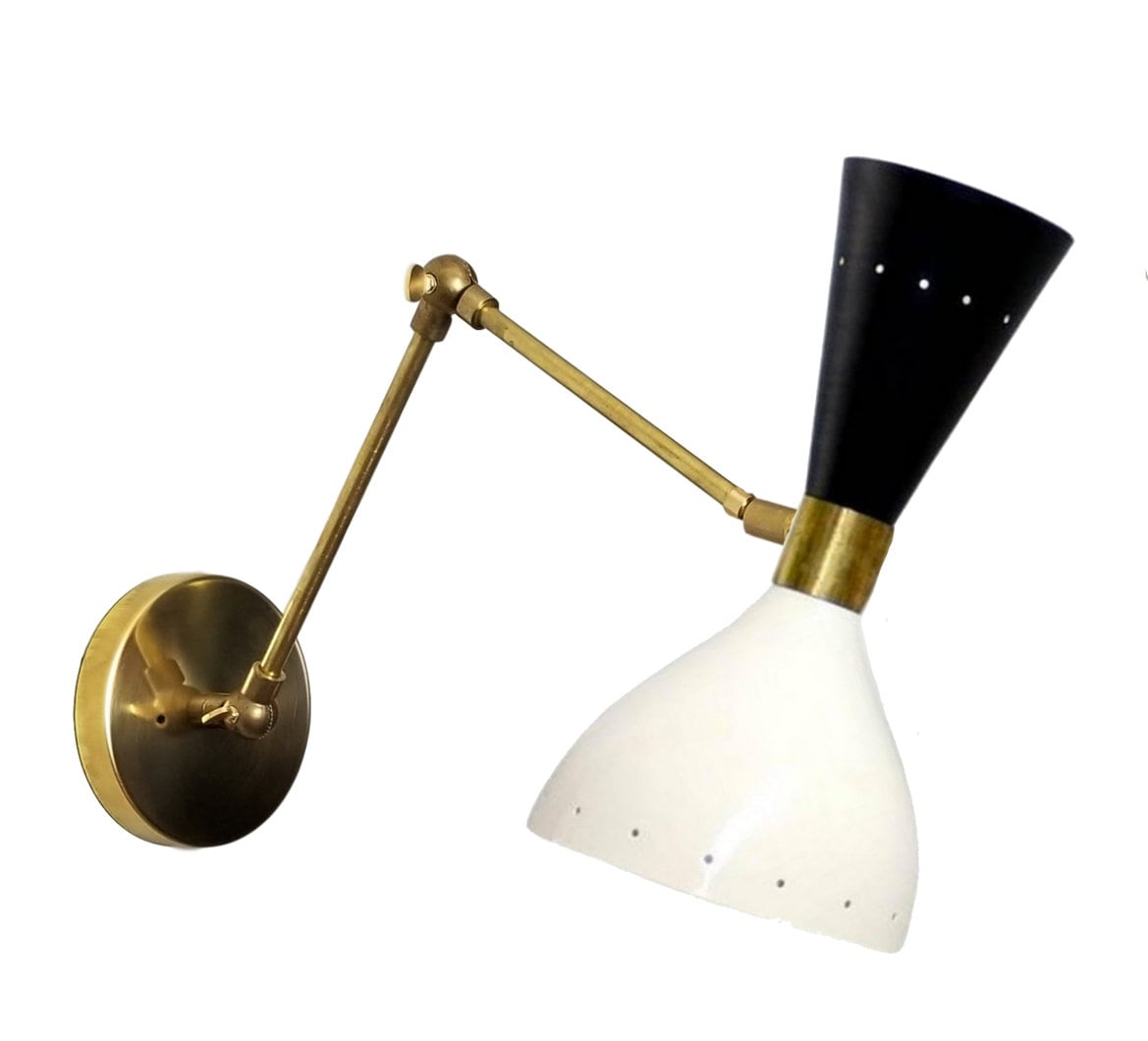 Applique Italienne Des Années 50's Black&white