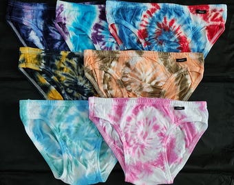 Men's jockey elance bikini size medium (32-34) tie dye underwear