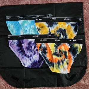 Tie dyed elance wide string bikini men's underwear size L (36-38)
