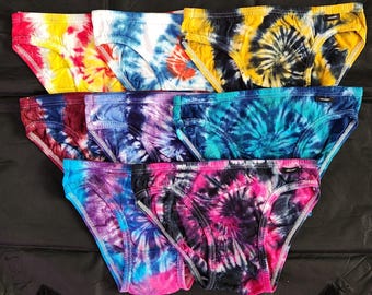 Men's jockey elance bikini size small (28-30) tie dye underwear