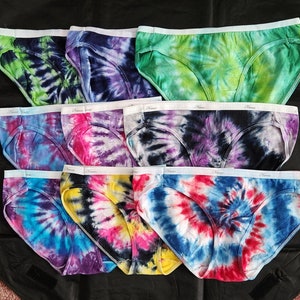 Tie dye underwear women&#39;s bikini underwear size M or 6