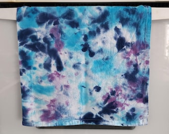 Dyed tea towel, kitchen dish towel, tie dye dish towels set of 2, cotton towel, gift for the home