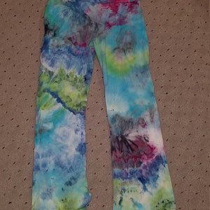 Ice dyed tie dyed yoga pants..tall