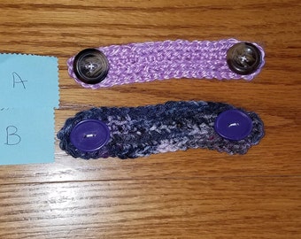 Ear saver for masks...mask strap crochet