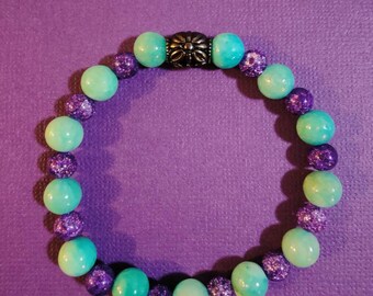 Purple and Teal Bracelet