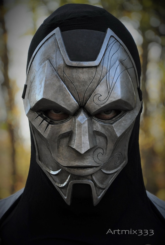 Jhin Mask of Legends - Etsy
