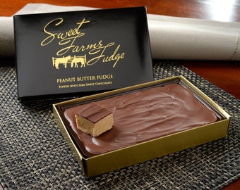 Gourmet Peanut Butter Fudge – Chocolate Covered