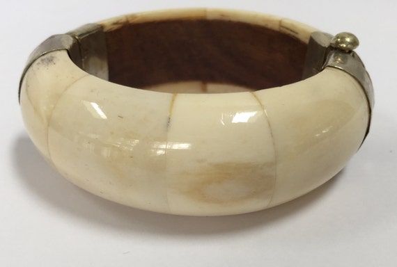 Vintage Horn Clamp Bracelet