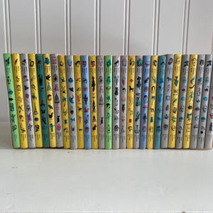 best in children&#39;s books collection mcm midcentury vintage nursery children&#39;s room decor bookshelf nelson doubleday