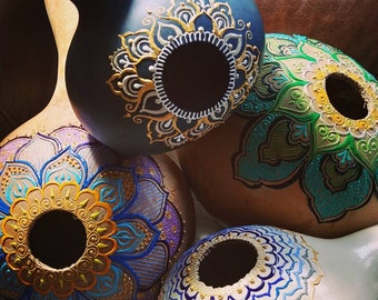 Painted Gourds Etsy