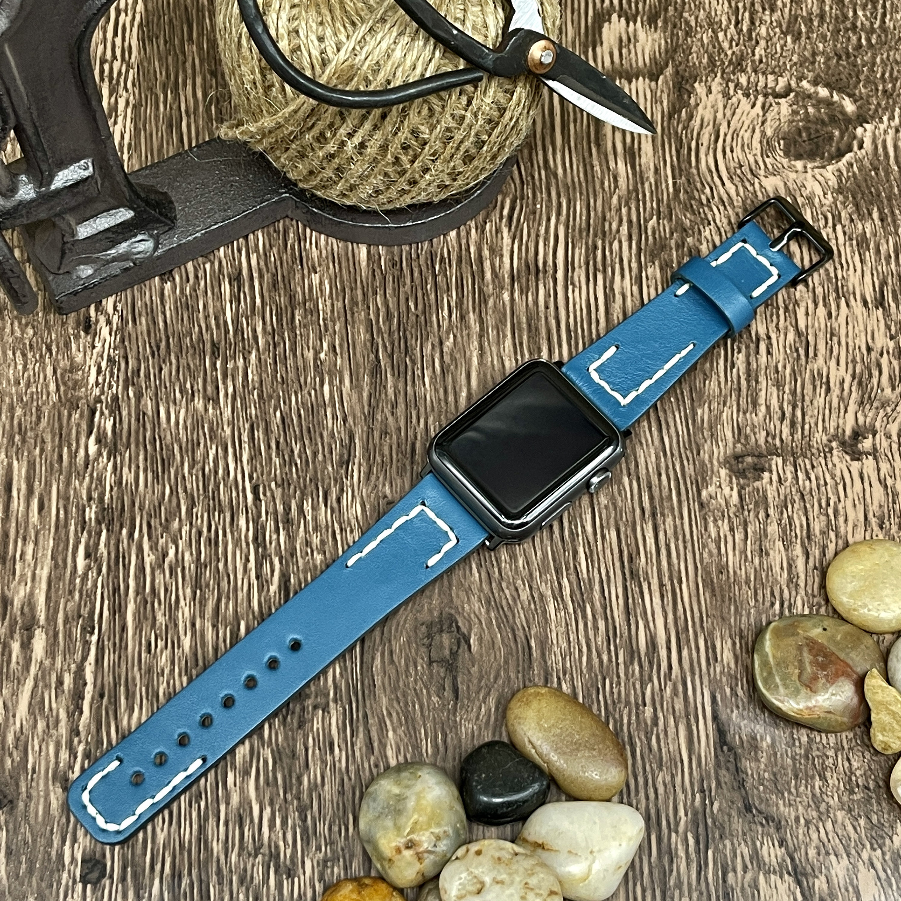 Blue Apple Watch Band Apple Watch Band for Men Royal Blue Etsy