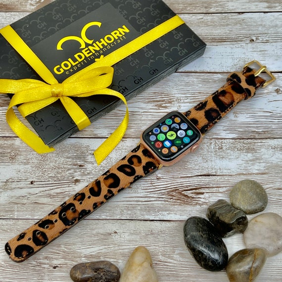 Leopard Apple Watch Band 42mm 38mm 40mm 44mm for Series Etsy