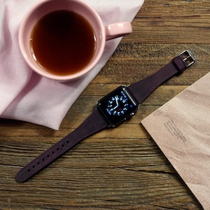 Apple Watch Band, Apple Watch Leather Band, 38mm, 40mm, 42mm, 44mm, 41mm, 45mm Apple Watch Strap, Suitable for Series: 1-2-3-4-5-6-7-8