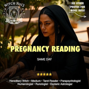 Pregnancy & Fertility Tarot Reading | In-Depth Conception  Gender Insight | Personalized PDF Report | Same Day Delivery