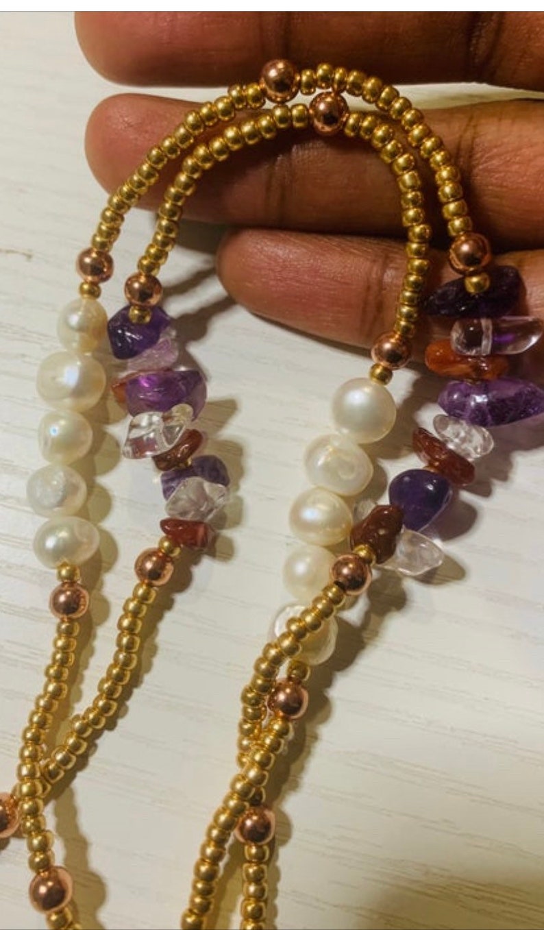 Goddess waist beads Goddess Waist Belt Manifestation Waist beads Gold Waistbeads Divine Feminine Waist Beads