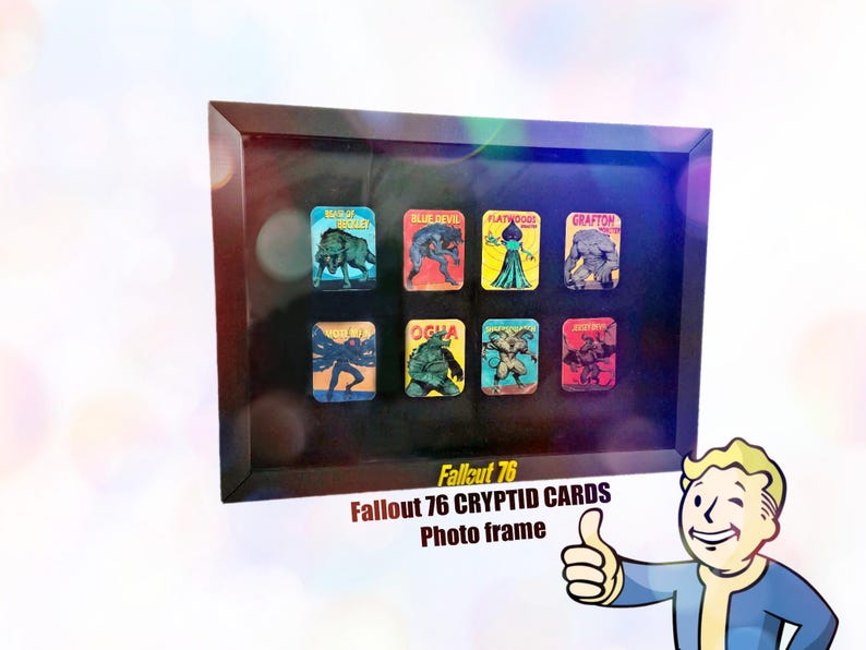 Fallout 76 CRYPTID Card Set / Card Set List / Fan Art CRYPTID CARD - Etsy