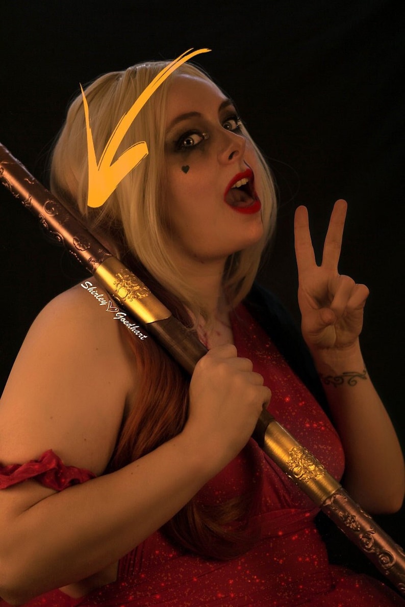 The suicide Squad Javelin Harley quinn Spear 3D prop Etsy Österreich