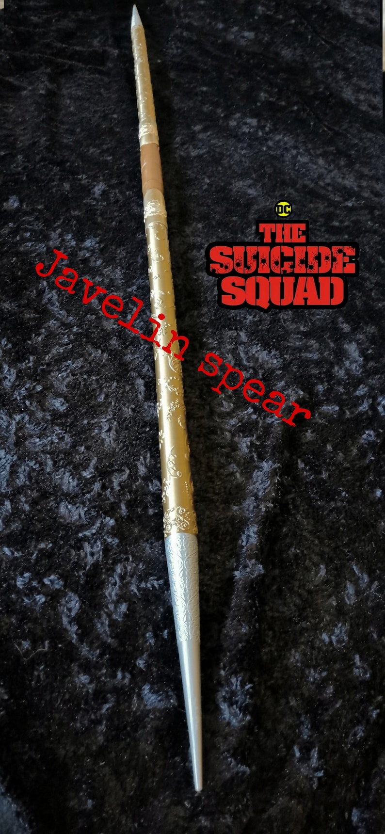 The suicide Squad Javelin Harley quinn Spear 3D prop Etsy Österreich
