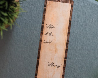 Harry Potter Quote Laminated Bookmark Double Sided