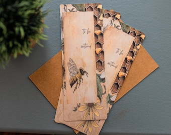 To Bee Continued Laminated Bee Bookmark