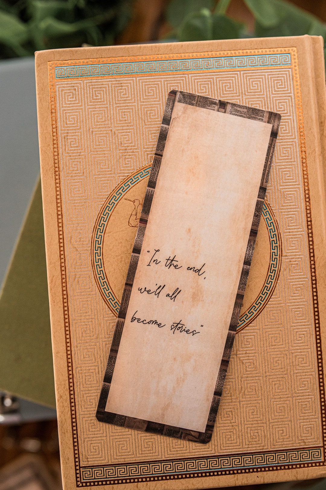 In the End, We'll All Stories Laminated Bookmark, Margaret