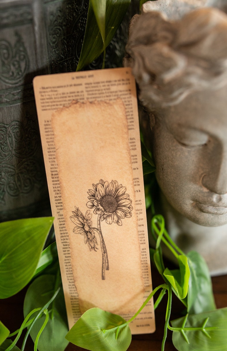 Birth Flower Bookmark, Laminated, Double-Sided image 8