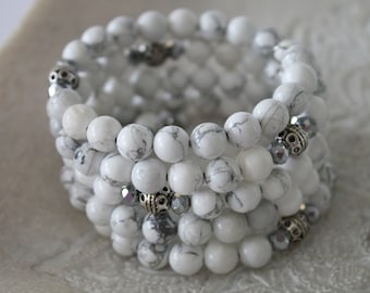 Howlie memory wire bracelet