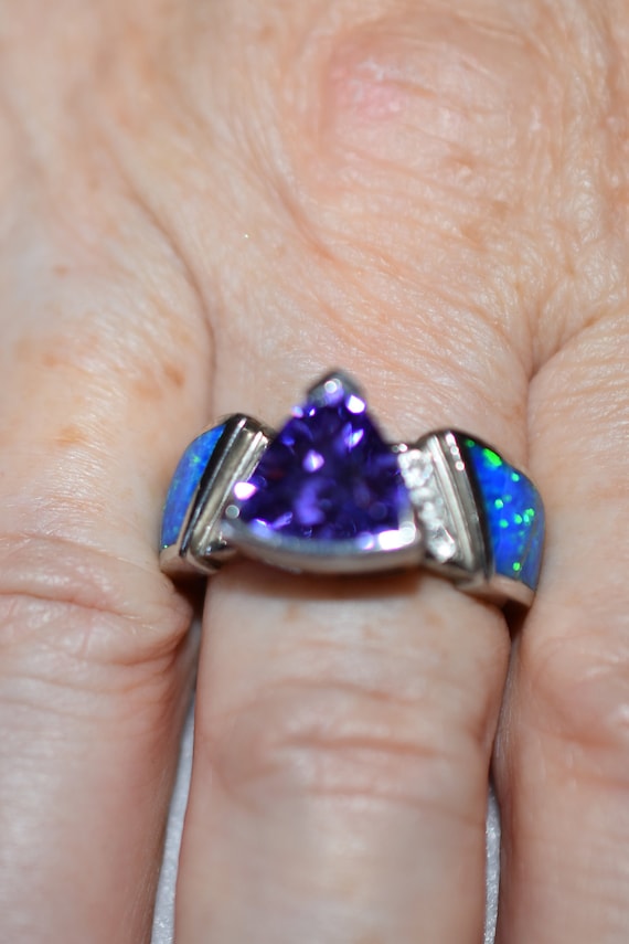 Sterling Opal/Gemstone Ring