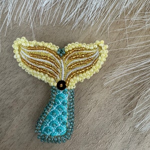 Mermaid BROOCH; Mermaid lover gift idea; Colorful 90s girls accessories; Mermaid pin brooch; Mermaid accessory brooch; Little mermaid gift;