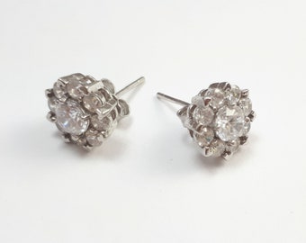 Zart 925 Silver Earrings with Zircon - handmade jewelry