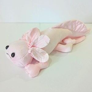 Pink Axolotl Plushie