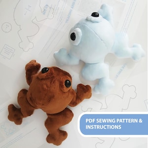 Frog Plushie Pattern and Instructions