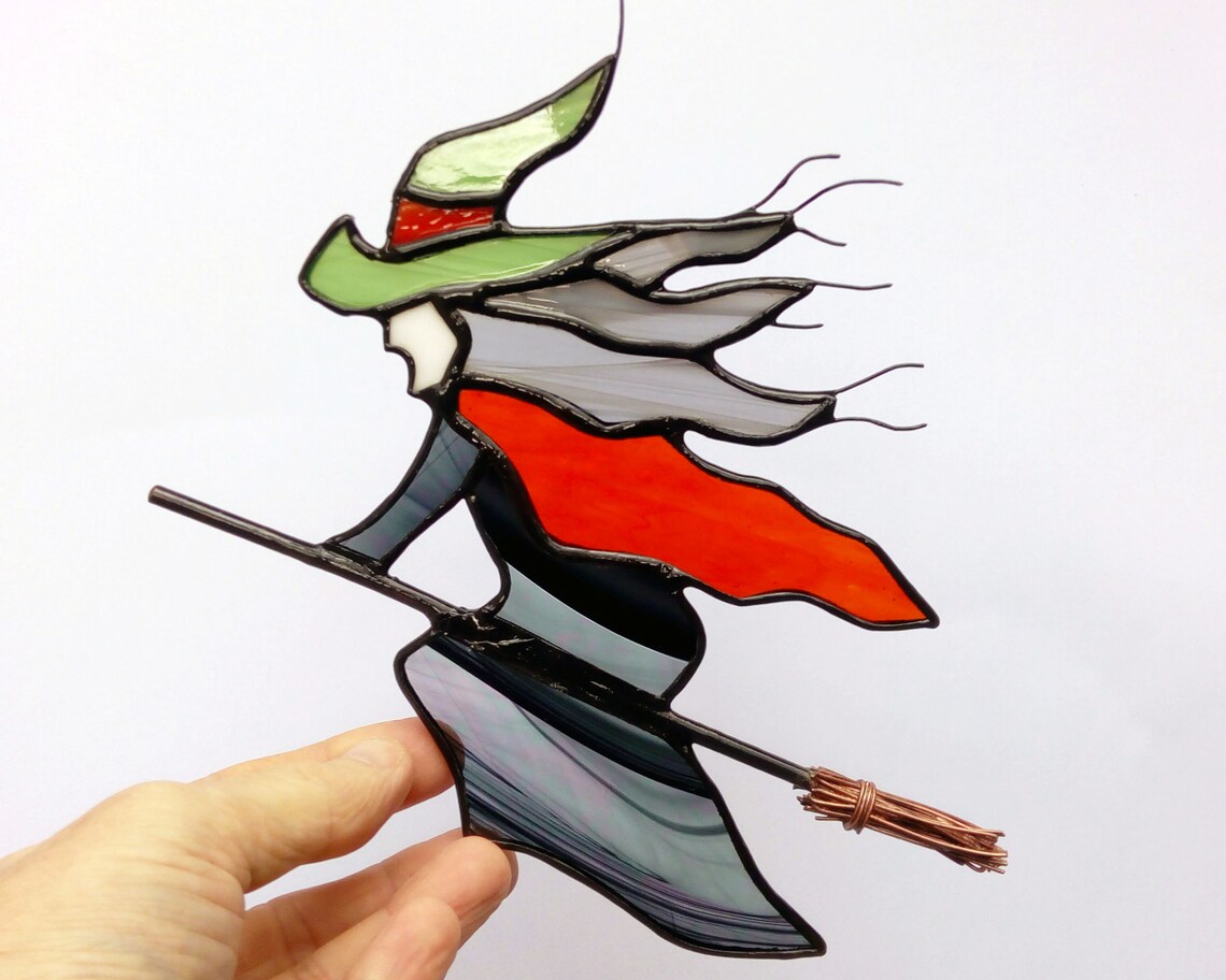 RIVEENY Tenture De Fenêtre En Vitrail, Attrape-soleil Dragon