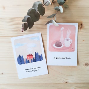 Lot 2 Cartes postales