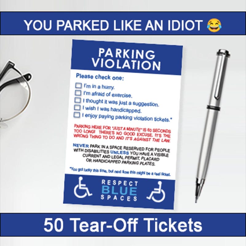 Funny Parking Ticket - Etsy