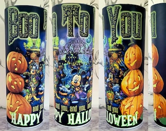 Not So Scary Halloween Inspired Glow In the Dark 20oz Tumbler