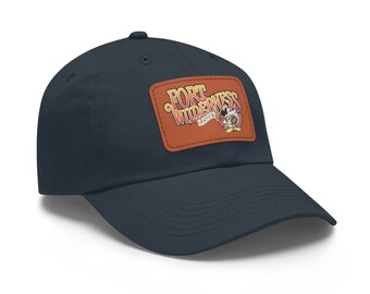 Fort Wilderness Inspired - Dad Hat with Leather Patch (Rectangle)