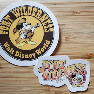 Paquete combinado de pegatinas, Fort Wilderness Musket Mickey