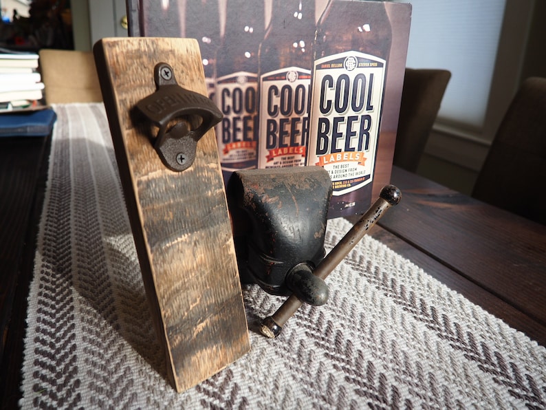 Bottle Opener Countertop / Wall Mountable Etsy UK