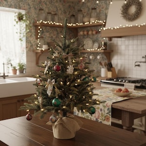 Real Live Miniature Christmas Tree Balsam Fir Frasier Fir 20-24&quot; / 2 Foot Tabletop Fresh Cut to Order