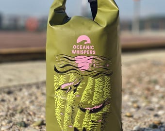 Wasserdichte Outdoor Rolltop Tasche 'Kelp Forest' 10L/15L, zum Wandern, Tauchen, Kayaking