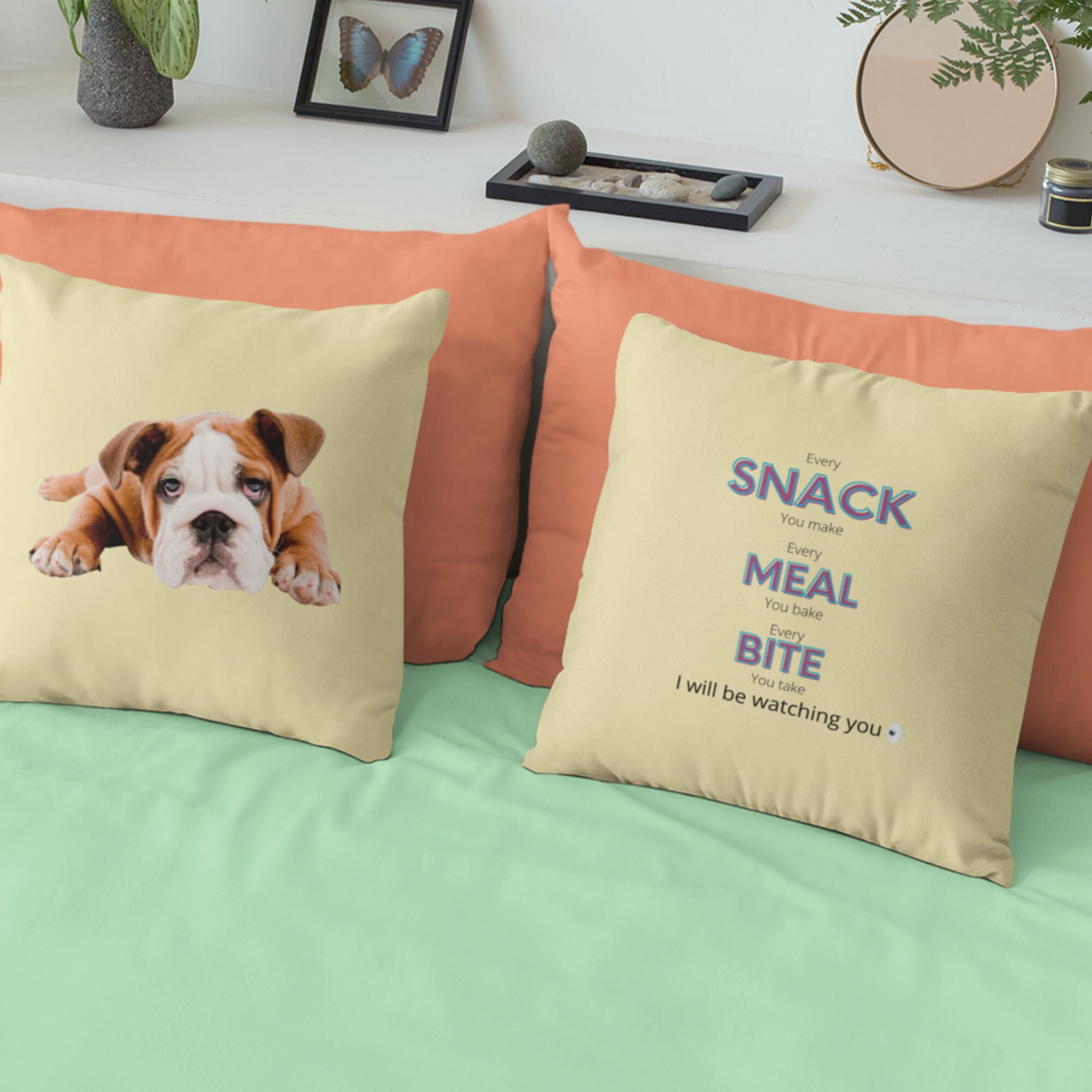 Personalised Dog CushionPortrait From PhotoCustom Pet Photo Etsy