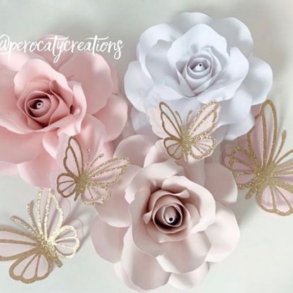Small Paper Flowers Etsy