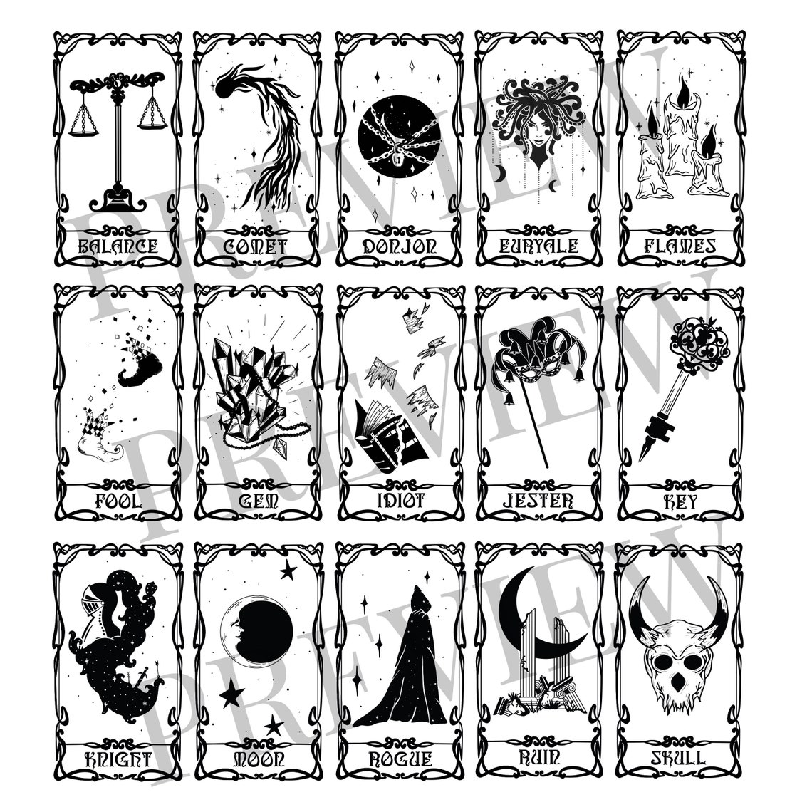 Deck of Many Things Dnd Card Deck - Etsy