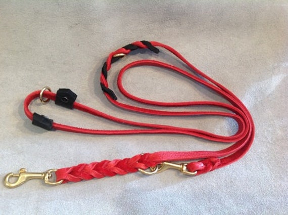 20 Herringbone Braided Leather Buckle Collar Dogsports