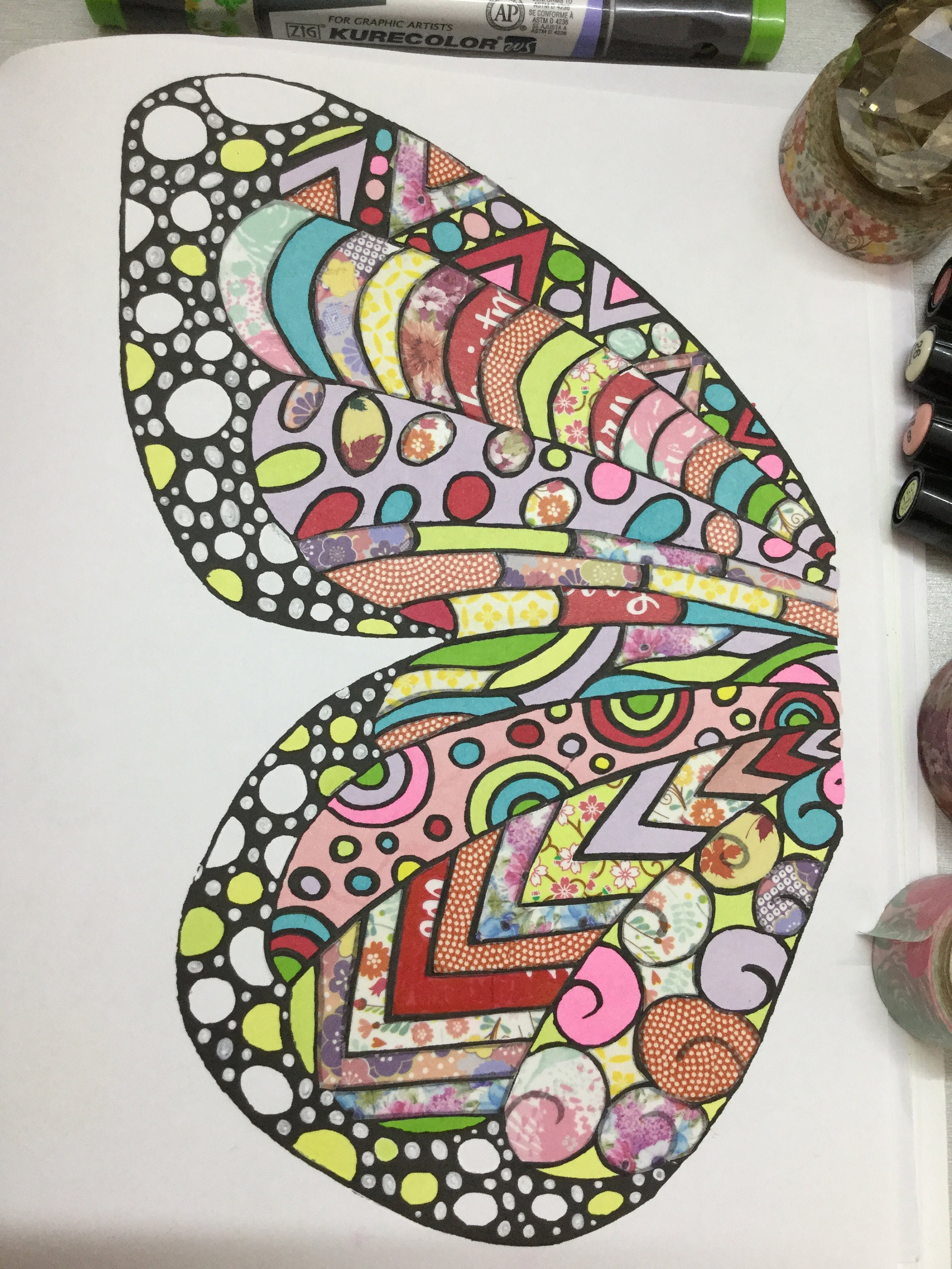 Printable Coloring Page Adults PDF / JPG Instant Download | Etsy