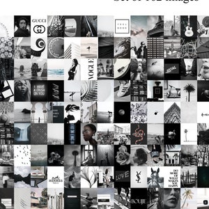 Collage Kit Black and White Aesthetic VSCO Collage Kit B&W - Etsy